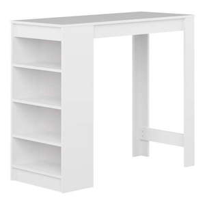 Biely barový stôl 115x50 cm Aravis - TemaHome vyobraziť