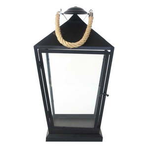 Čierny lampáš Esschert Design Classical, výška 45, 6 cm vyobraziť