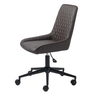 Tmavohnedá pracovná stolička Unique Furniture Milton vyobraziť