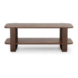 Hnedý konferenčný stolík z eukalyptového dreva 55x109 cm Bellwood - Umbra vyobraziť