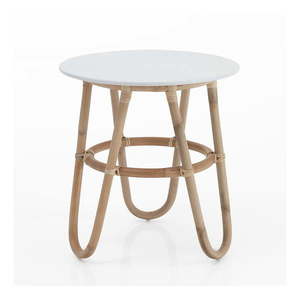 Okrúhly konferenčný stolík v bielo-prírodnej farbe ø 50 cm Jalaja - Tomasucci vyobraziť