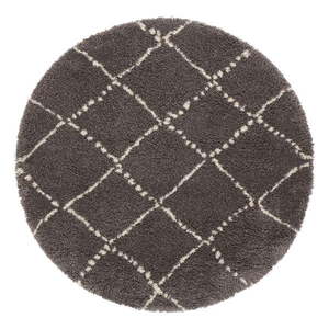 Sivý koberec Mint Rugs Hash, ⌀ 160 cm vyobraziť