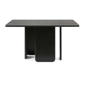 Čierny jedálenský stôl Teulat Arq, 137 x 137 cm vyobraziť