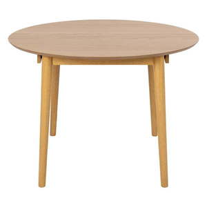 Okrúhly rozkladací jedálenský stôl s doskou v dubovom dekore ø 115 cm Montreux - Actona vyobraziť