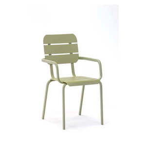 Zelené kovové záhradné stoličky v súprave 4 ks Alicante – Ezeis vyobraziť