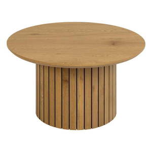 Okrúhly konferenčný stolík s doskou v dubovom dekore ø 80 cm Yale - Actona vyobraziť