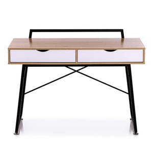 Pracovný stôl s doskou v dubovom dekore 57.5x120 cm Tolm – Homede vyobraziť