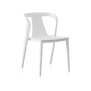 Biele plastové jedálenské stoličky v súprave 4 ks Kona – Geese vyobraziť