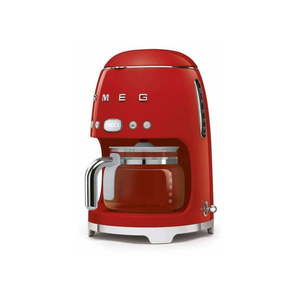 Červený kávovar na filtrovanú kávu SMEG 50's Retro vyobraziť