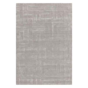 Svetlosivý vlnený koberec 160x230 cm Maze – Asiatic Carpets vyobraziť