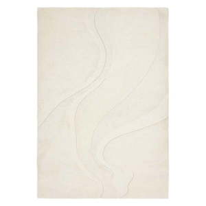 Biely vlnený koberec 200x290 cm Olsen – Asiatic Carpets vyobraziť