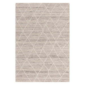 Svetlosivý vlnený koberec 160x230 cm Noah – Asiatic Carpets vyobraziť