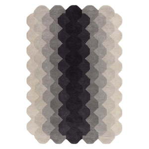 Sivý vlnený koberec 120x170 cm Hive – Asiatic Carpets vyobraziť