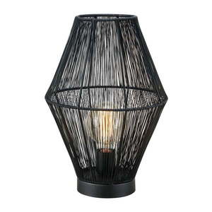 Čierna stolová lampa s kovovým tienidlom (výška 38 cm) Casa – Markslöjd vyobraziť