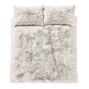 Biele mikroplyšové obliečky na jednolôžko 135x200 cm Cuddly – Catherine Lansfield vyobraziť