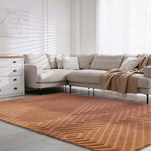 V tehlovej farbe vlnený koberec 200x290 cm Hague – Asiatic Carpets vyobraziť