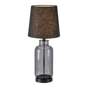 Čierna stolová lampa s tienidlom z juty (výška 60 cm) Costero – Markslöjd vyobraziť