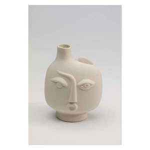Béžová keramická ručne maľovaná váza Spherical Face – Kare Design vyobraziť