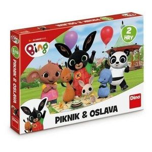 Piknik a Oslava 2v1 Zajačik Bing detské spoločenské hry v krabici 33, 5x23x3, 5cm vyobraziť