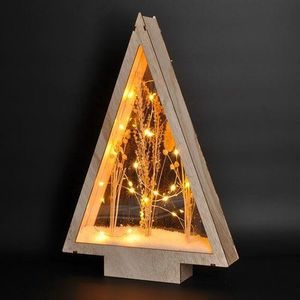 Solight LED vianočné dekorácie Zasnežená krajina, prírodná, 2x AA vyobraziť