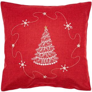 Forbyt Vianočná obliečka na vankúšik červená, 40 x 40 cm vyobraziť