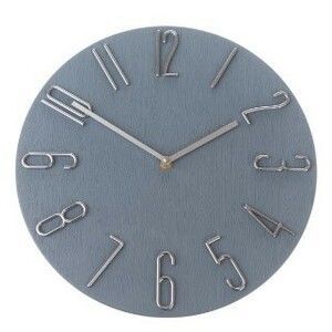 Nástenné hodiny Berry grey, pr. 30, 5 cm, plast vyobraziť