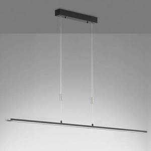 FISCHER & HONSEL Závesné svietidlo Metz TW LED, CCT, dĺžka 160 cm, čierna vyobraziť