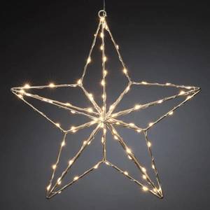 Konstsmide Christmas LED dekoratívne svetlo strieborná hviezda 37x36 cm vyobraziť