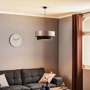 Maco Design Závesná lampa Dorina, strieborná/čierna Ø 50 cm vyobraziť