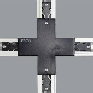 ERCO ERCO krížový konektor 3-fázové koľajnice, čierna vyobraziť