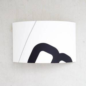 lumbono Nástenné svetlo Heimathafen z plachty biela/čierna vyobraziť