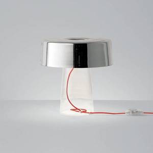 Prandina Prandina Glam stolová lampa 48 cm číra/zrkadlová vyobraziť