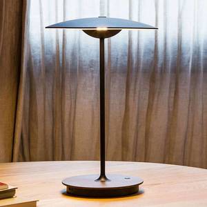 Marset MARSET Ginger stolová LED lampa drevo, wenge/biela vyobraziť