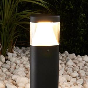 Lucande Tmavosivé soklové LED svietidlo Milou vyobraziť