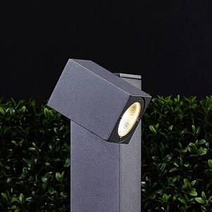Lucande Lorik - LED svetlo na cestu s flexibilnou hlavou vyobraziť