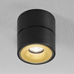 Egger Licht Egger Clippo S stropné LED svietidlo, čierno-zlatá vyobraziť