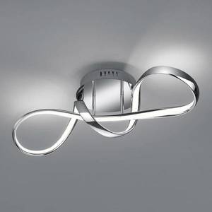 Reality Leuchten Stropné LED svetlo Perugia stmievač switch, chróm vyobraziť