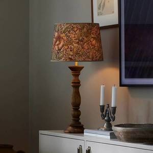 PR Home PR Home Lodge stolová lampa drevo/textil kvety vyobraziť