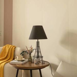 Lindby Lindby Croia stolová lampa drôtený rám čierna vyobraziť