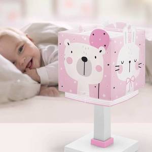 Dalber Dalber Baby Jungle detská stolová lampa, ružová vyobraziť