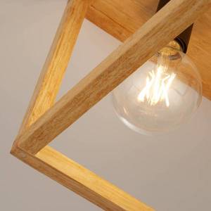 Searchlight Stropné svietidlo Square z bambusu, 4-plameňové vyobraziť