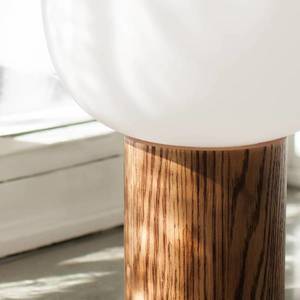 Markslöjd Stolová lampa Skene podstavec drevo sklo 44 cm vyobraziť