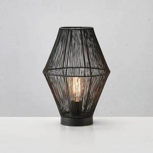 Markslöjd Stolová lampa Casa s kovovým tienidlom, čierna vyobraziť