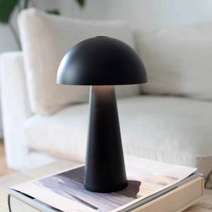 Markslöjd Stolová lampa na batérie Fungi do exteriéru čierna vyobraziť