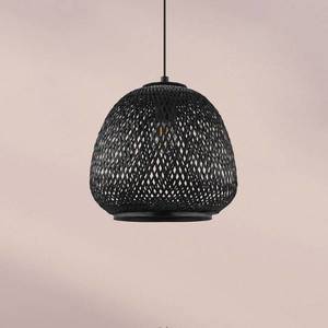 EGLO Závesná lampa Dembleby, 1-plameňová, čierna vyobraziť