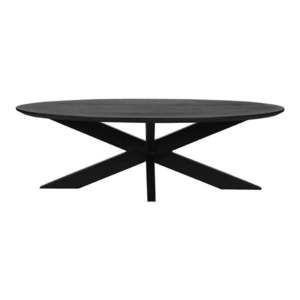 Čierny konferenčný stolík z mangového dreva 70x130 cm Zip – LABEL51 vyobraziť