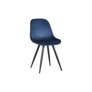 Tmavomodré zamatové jedálenské stoličky v súprave 2 ks Capri – LABEL51 vyobraziť