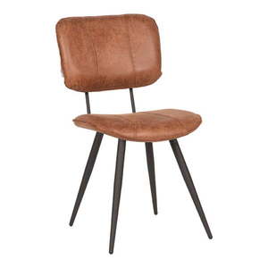 Koňakovohnedé kožené jedálenské stoličky v súprave 2 ks Fos – LABEL51 vyobraziť