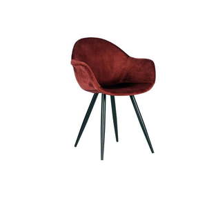 Červené zamatové jedálenské stoličky v súprave 2 ks Forli – LABEL51 vyobraziť