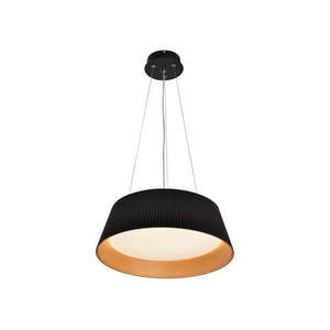 Čierne LED závesné svietidlo s kovovým tienidlom ø 45 cm Umbria – Candellux Lighting vyobraziť
